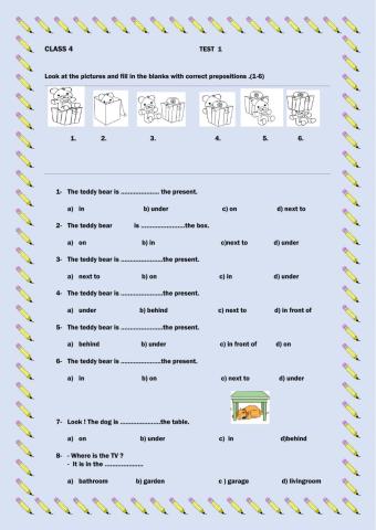 Preposition of Place