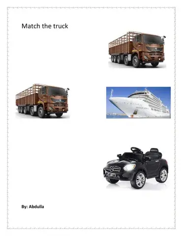 Match the truck