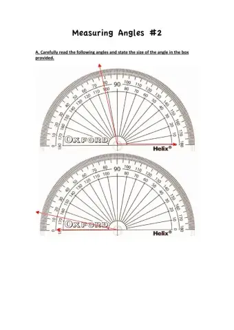 Measuring Angles -2