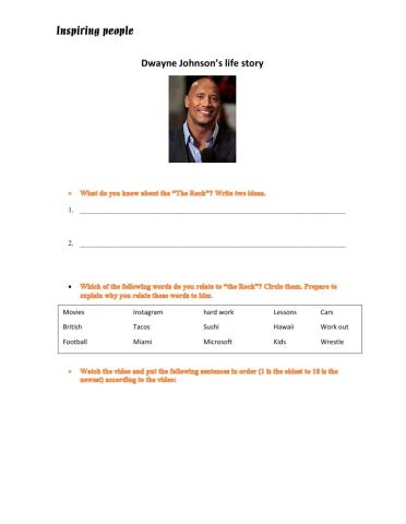 Dwayne Johnson's life story