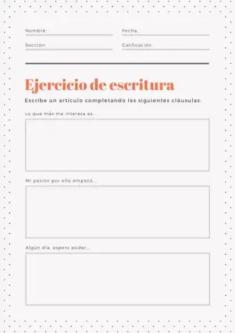 Escribe en castellano