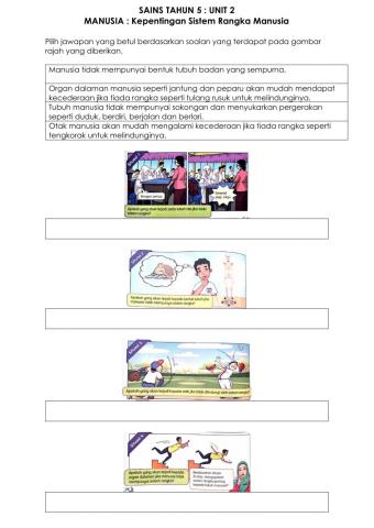 Sains tahun 5 : kepentingan sistem rangka manusia