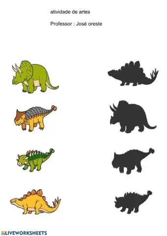 Sombras de dinossauros