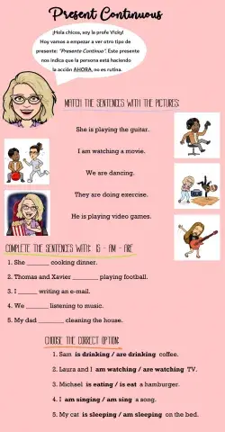 Present Continuous Affirmative