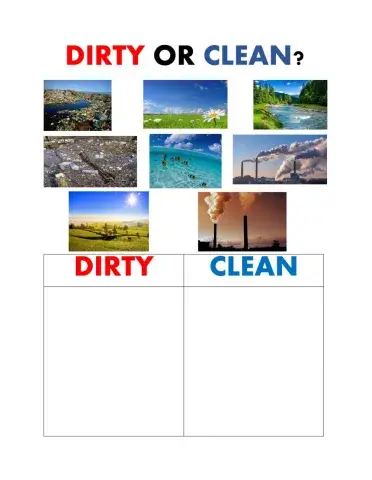 Clean or Dirty Water and Air