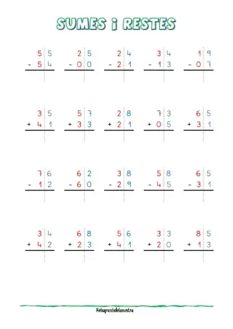 Sumes i restes