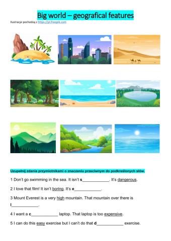 Geografical features