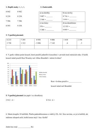 M pololetní opakování