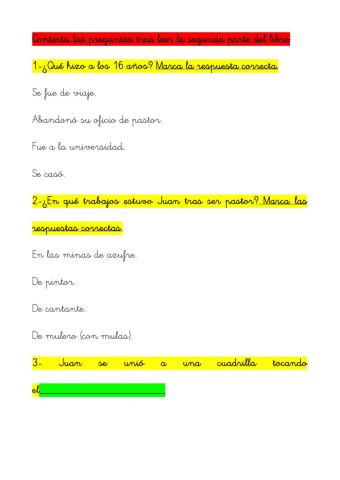 Lectura comprensiva juan rita 2