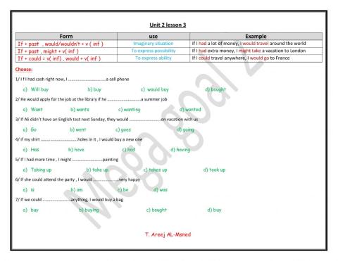 Mega 2 unit 2 lesson 3