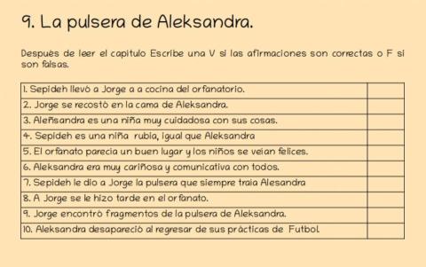 La Pulsera de Aleksandra