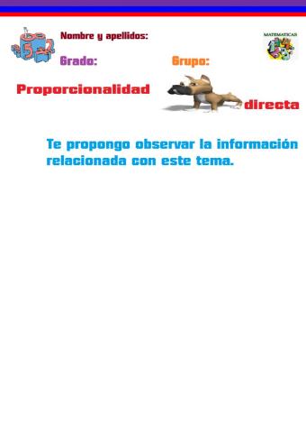 Proporcionalidad directa (1)