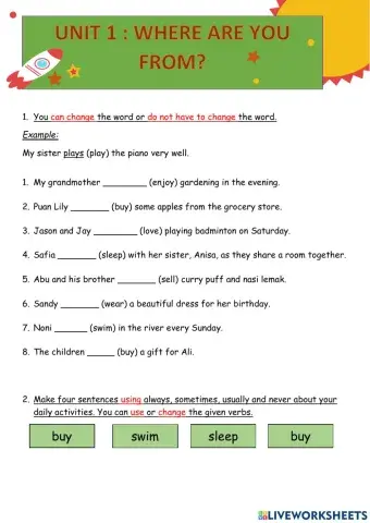 Simple Present Tense