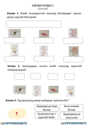 Бага Анги Монгол хэл 1