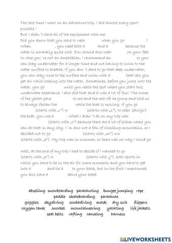 Ace 5 Unit 5 Skilful Sports