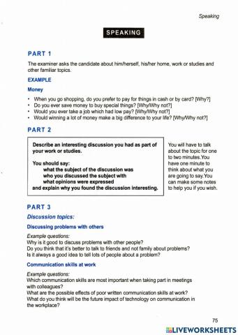 Ielts 13 - Test 3 - Speaking