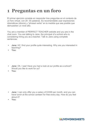 Aptis advanced writing