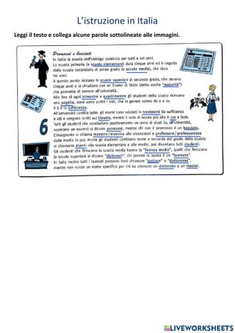 L'istruzione in Italia