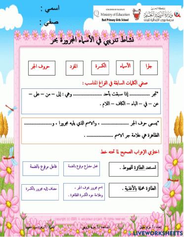 نشاط تدريبي