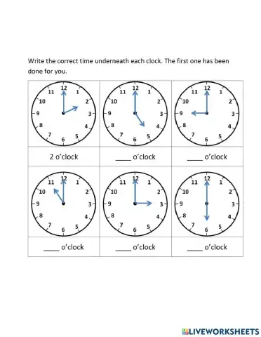 Read the Time O CLOCK
