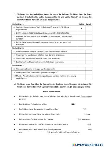 Emelt érettségi 2015. 10. Hören