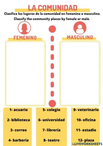 La Comunidad (Femenino o Masculino)