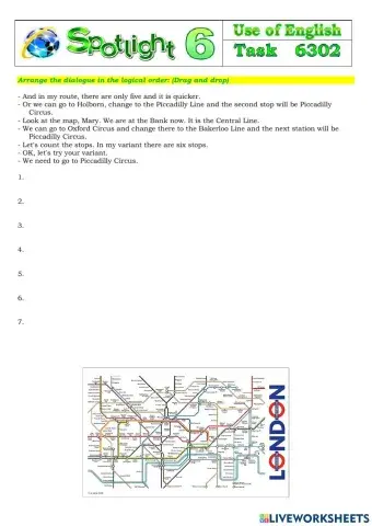 Spotlight 6 Task 6302