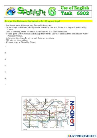 Spotlight 6 Task 6302