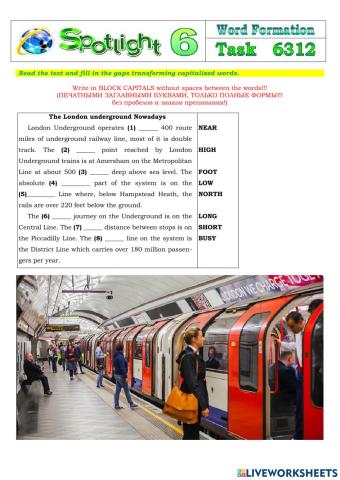 Spotlight 6 Task 6312