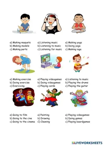 Free time activities