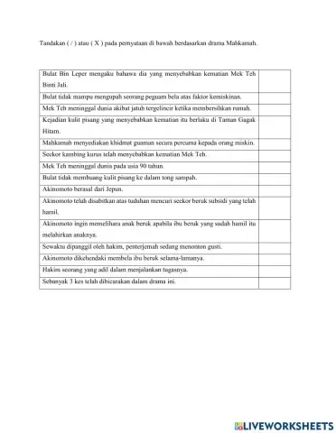 Latihan Drama Mahkamah