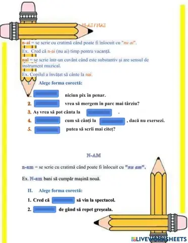 Ortograme:n-ai-n-am-m-ai-i-ar