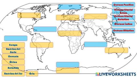 Océanos y Continentes
