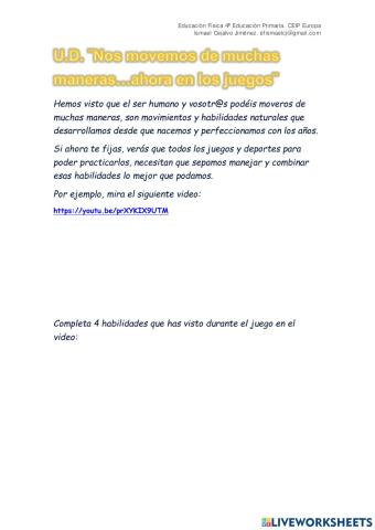 Deportes alternativos 4º