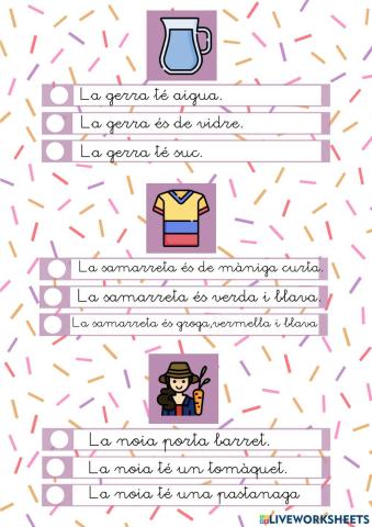 Comprensió lectora cicle inicial