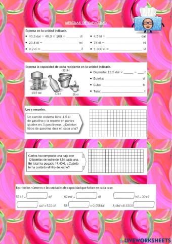 Medidas de capacidad