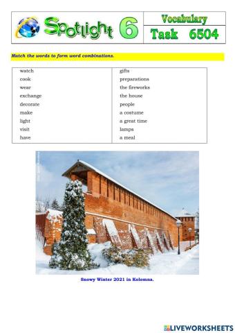 Spotlight 6 Task 6504