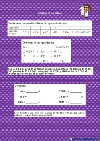 Medidas de capacidad