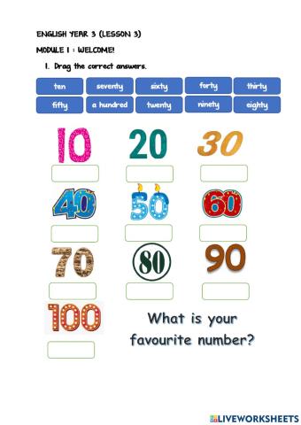 Year 3 Module 1 : Lesson 3