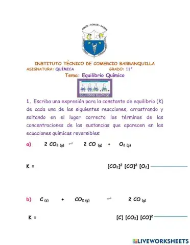 Constante de Equilibrio