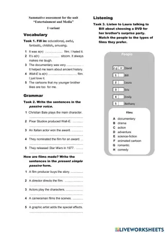 SA for 7th grade (I variant)