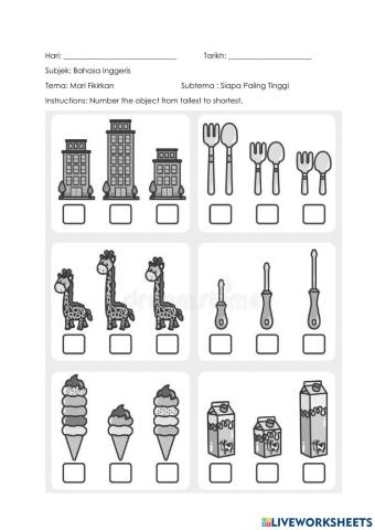 Siapa Paling Tinggi (English)