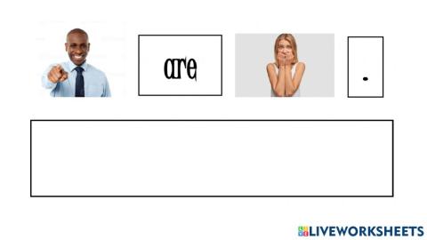 Sentence maker I, We and You