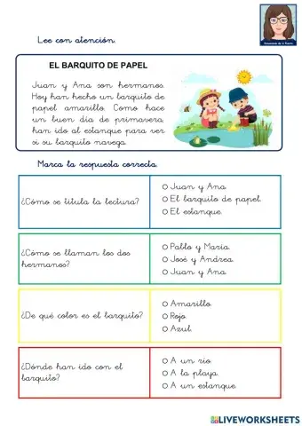 C.LECT. El barquito de papel