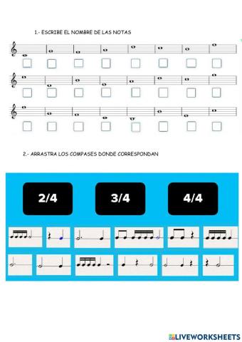 Repaso lenguaje musical