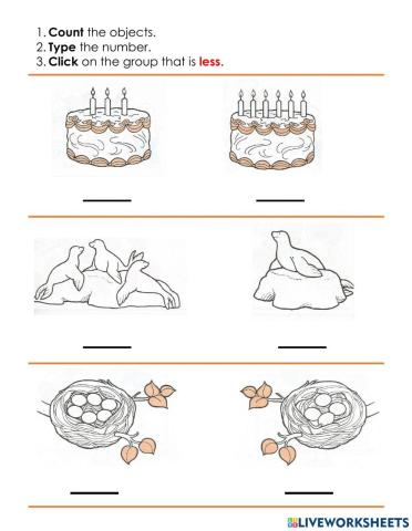 Comparing Sets - Less