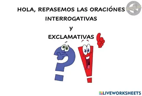 Oraciones interrogtivas y exclamativas