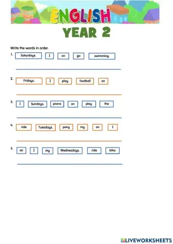 Unit 5: Free Time - Lesson 2