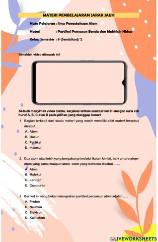 IPA Kelas 9 Pertemuan ke 5