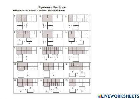 Equivalent Fractions